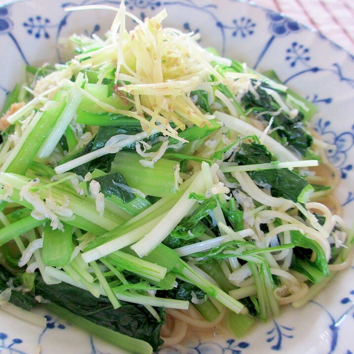 小松菜と水菜の和風パスタ レシピ 作り方 By Mococo05 楽天レシピ 小松菜と水菜の和風パスタ レシピ 作り方 By Mococo05 楽天レシピ